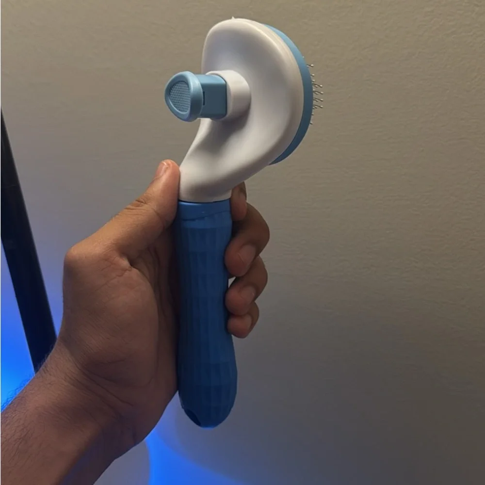 Blue Cat Grooming Brush